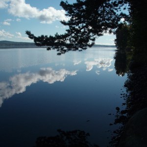 Sjön Saxen. Foto.