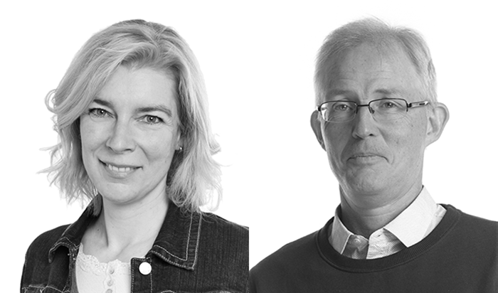 Katarina Kyllmar, koordinator och Anders Glimskär biträdande koordinator. Foton.