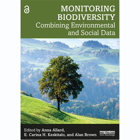 Book cover: Monitoring biodiversity