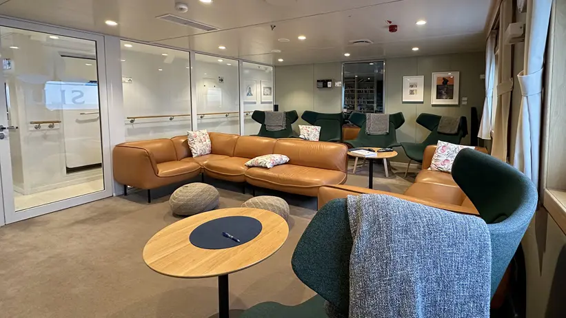 Interior with sofas