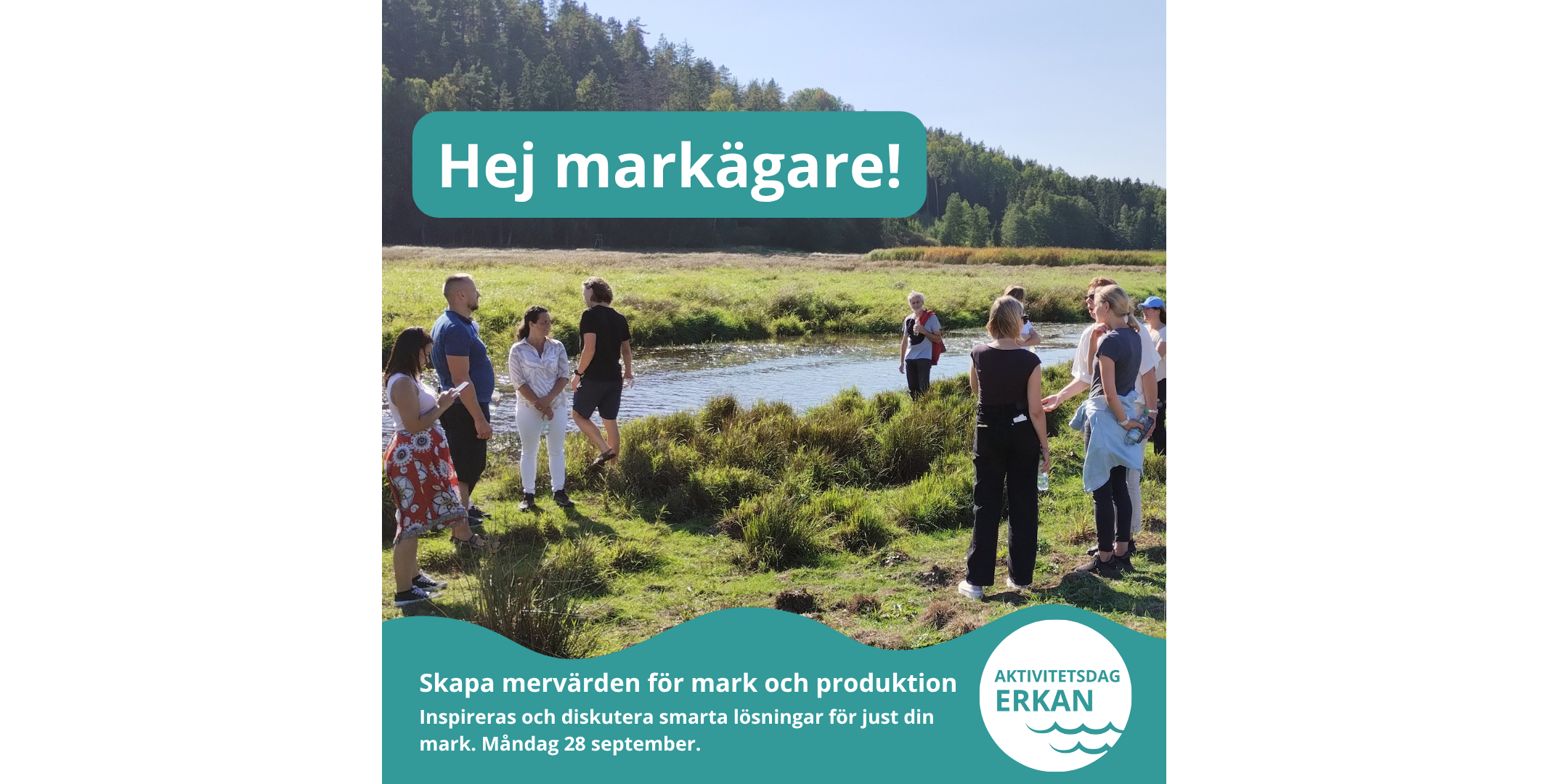 Reklam för ett arrangemang