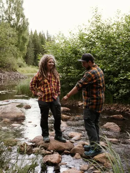 En man och en kvinna.