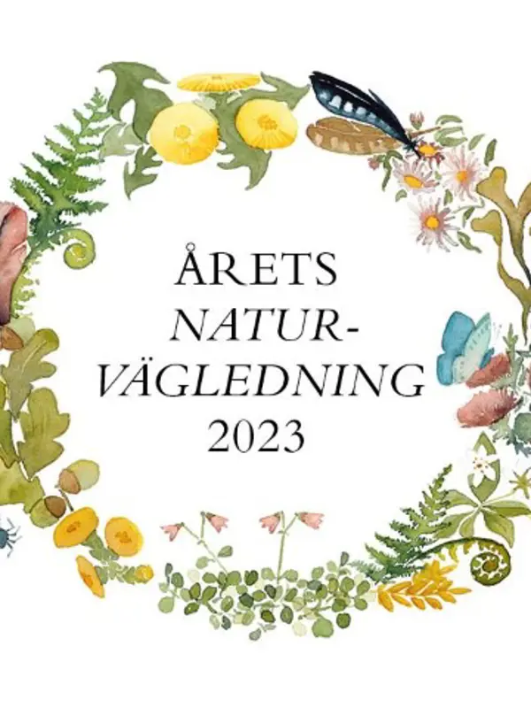 Krans för Årets naturvägledning 2023