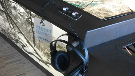 Hörlursstation på naturum