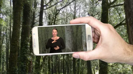 Teckenspråksvisning av Bröllopsstigen