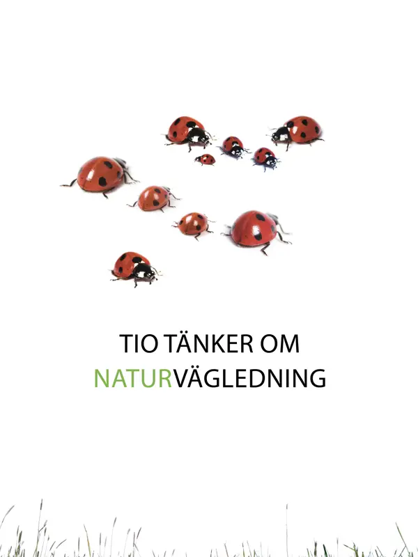 Framsida på skriften Tio tänker om naturvägledning