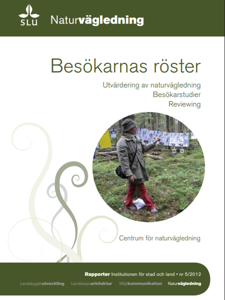 Framsida för rapporten Besökarnas röster