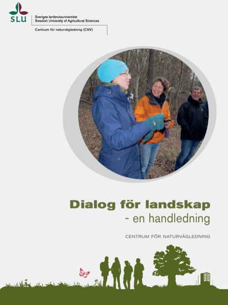 Framsida på handledningen Dialog för landskap