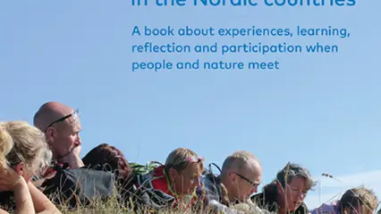 Frontpage on the book Nature Interpretation the Nordic Countries