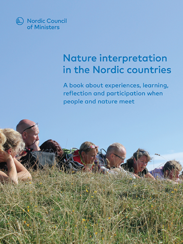 Frontpage on the book Nature Interpretation the Nordic Countries