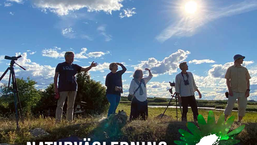 Framsida på broschyren om naturvägledning