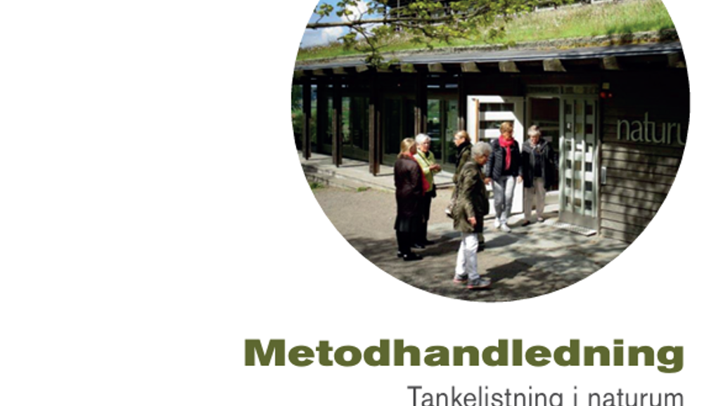 Framsida på metodhandledningen Tankelistning i naturum
