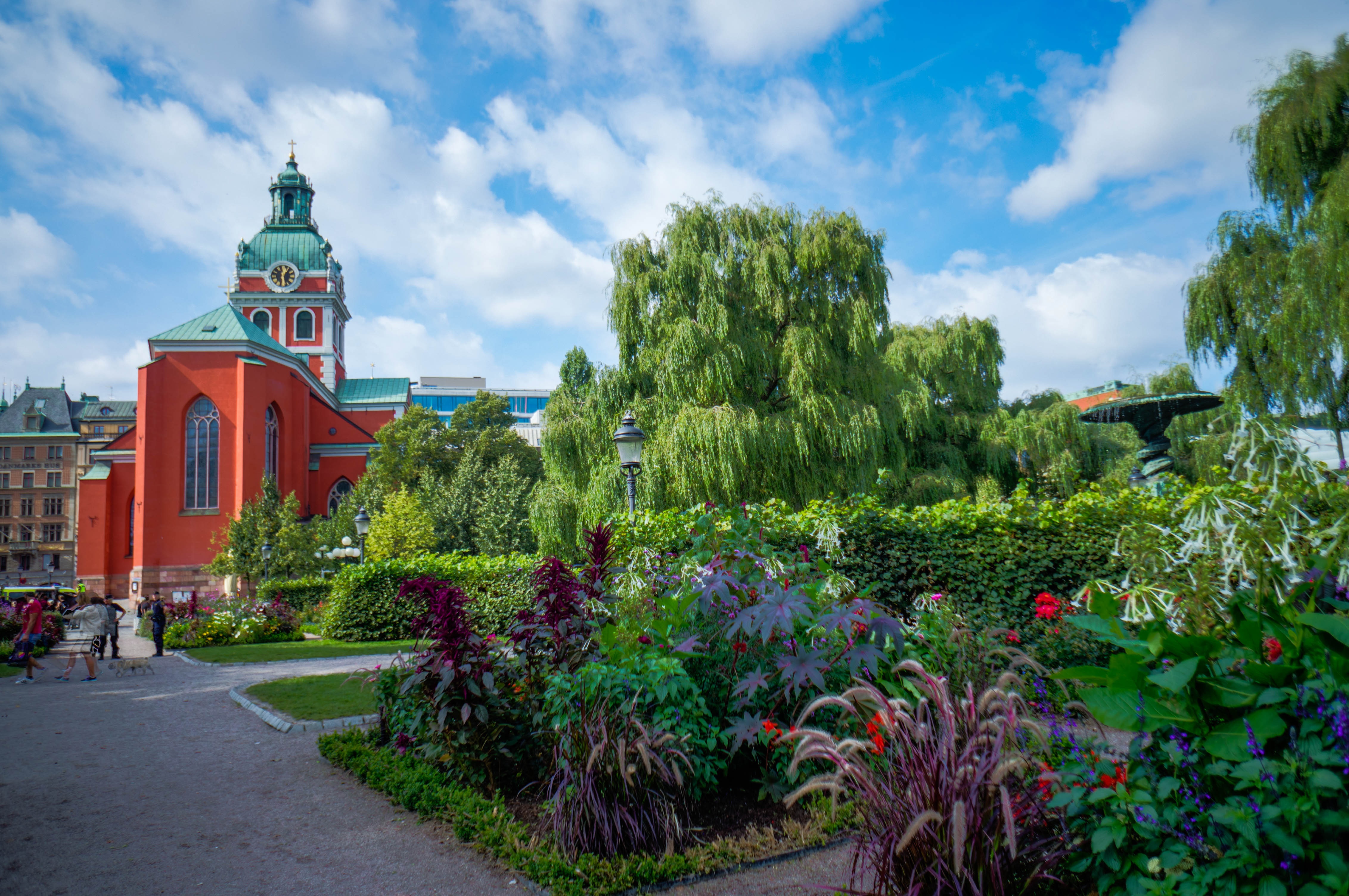 Ett vackert stadslandskap