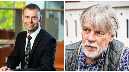 Porträtt av Olli Peltoniemi och Torbjörn Lundström