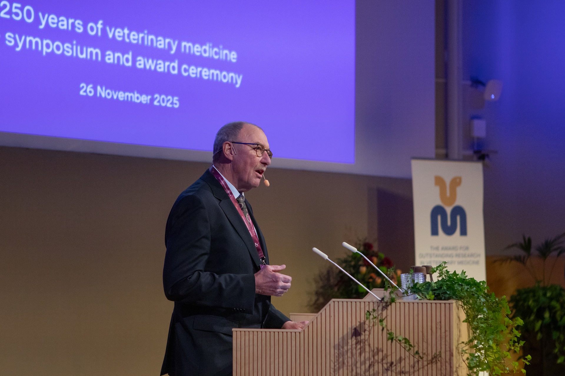 2025 year's recipient of the Award for Outstanding Research in Veterinary Medicine, Professor Henrik Elvang Jensen, University of Copenhagen.