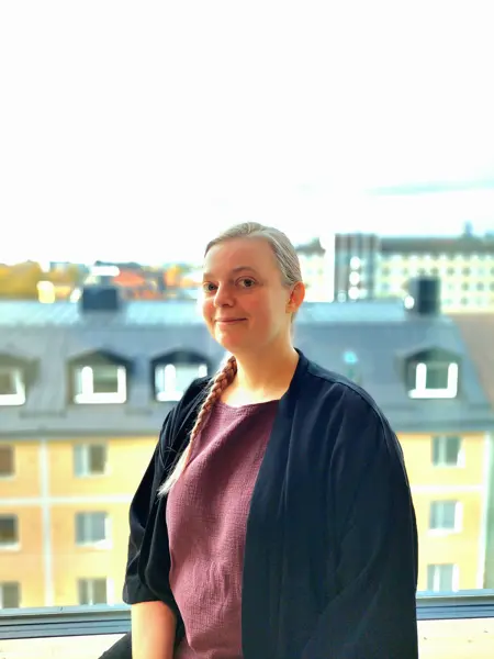 A portrait photo of a woman. Photo.