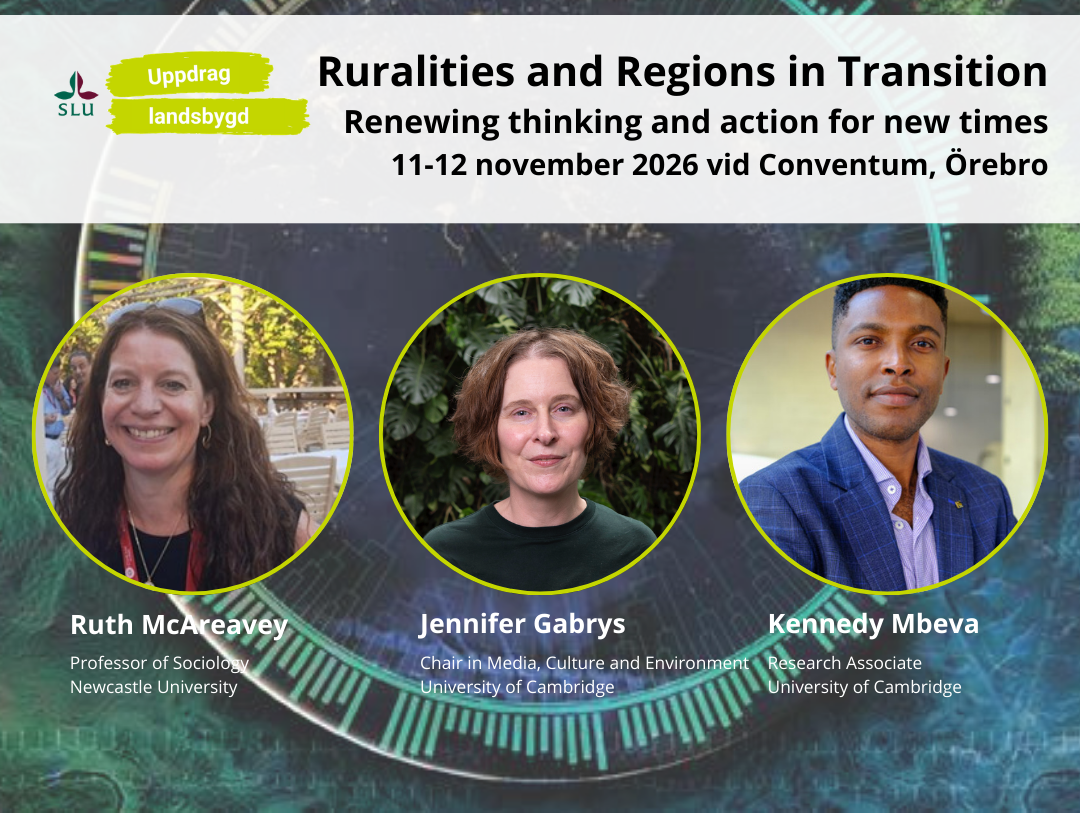 Våra tre huvudtalare