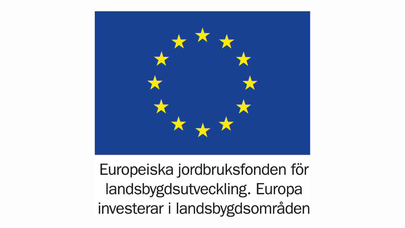 Europeiska jordbruksfonden för landsbygdsutveckling. Logotyp.