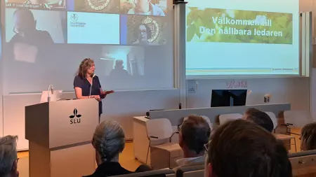 SLU:s rektor Mia Knutson Wedel