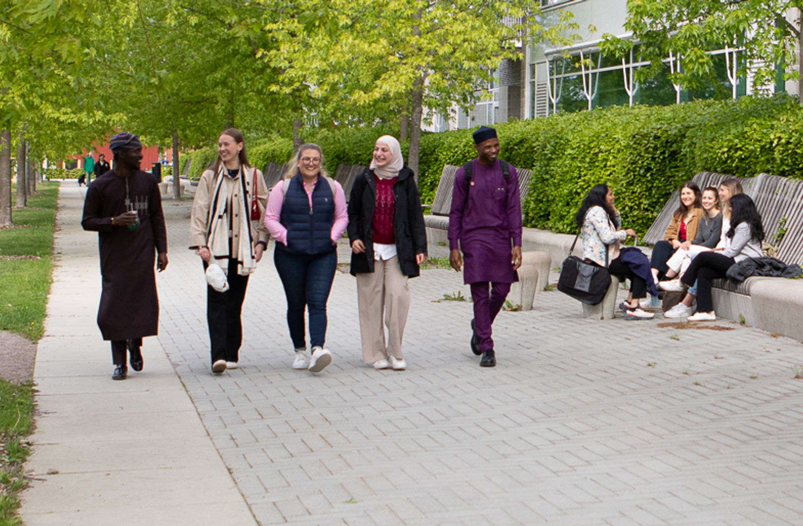 Students at campus Ultuna