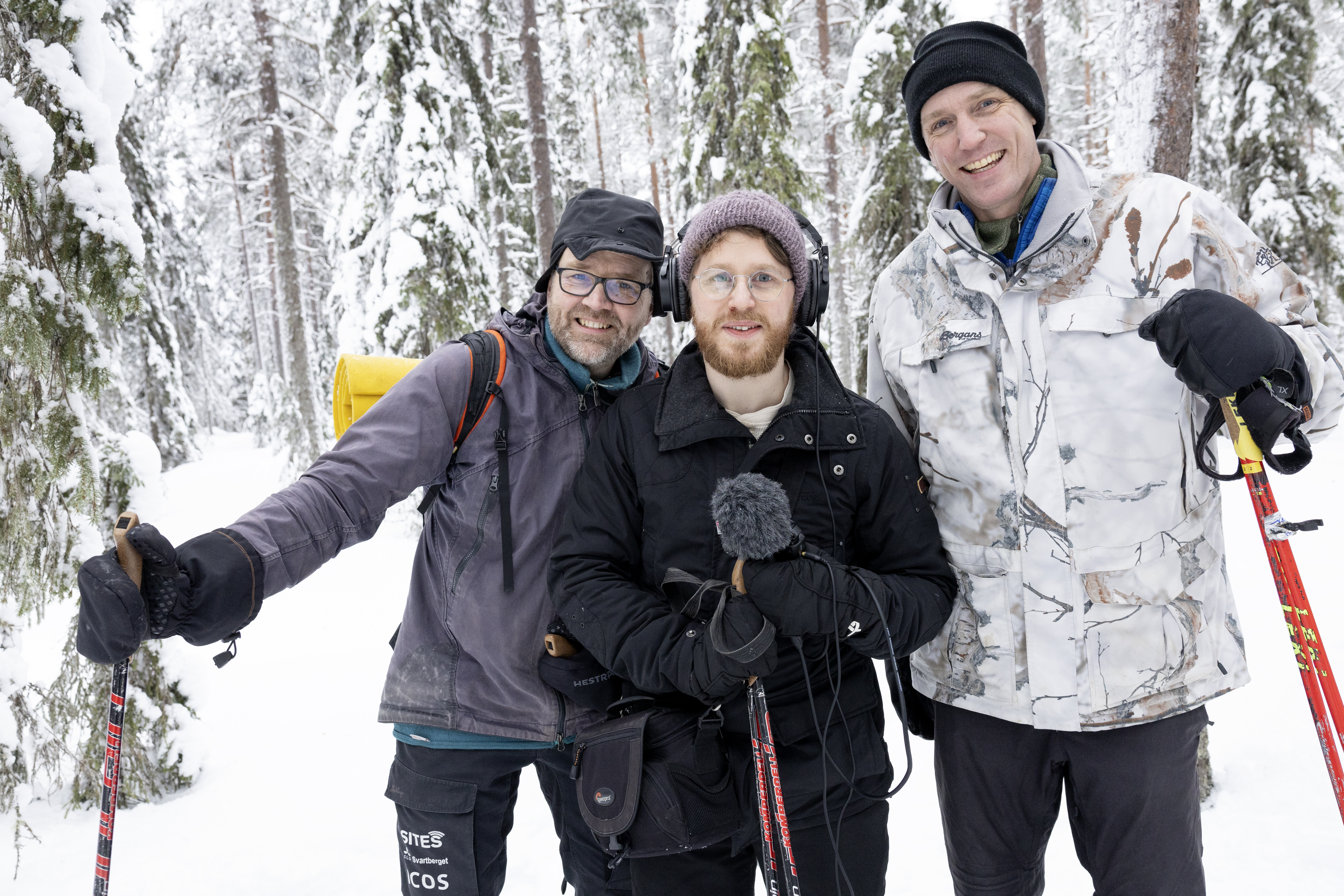 Hjalmar Laudon, Daniel Stjärna och Björn Ferry.